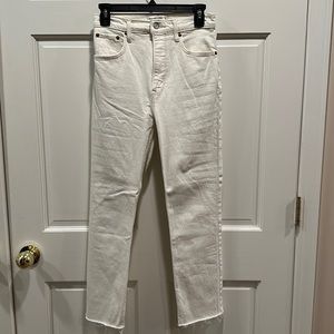 Abercrombie Ultra High Rise Ankle Straight Jeans